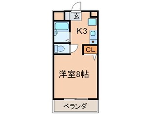 ウィンディ大浦の物件間取画像